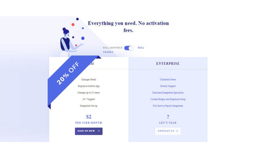 EMPLOYEE AND WORKFORCE MANAGEMENT WEB APP screenshot 2
